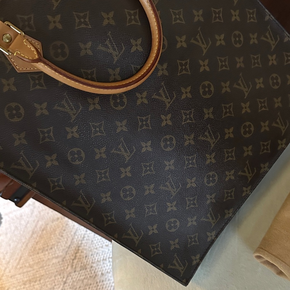 Louis Vuitton Black and Brown Tote - Picture 4 of 7